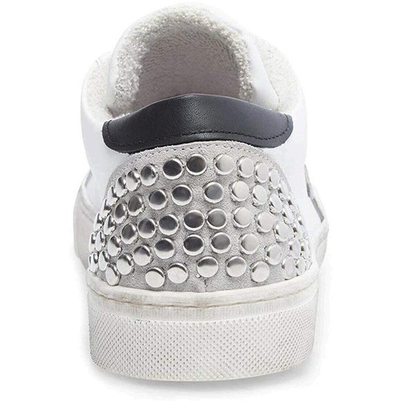 Steven by Steve Madden Rubie-S Leather Low top Size 11 White Lace-up Sneakers - Picture 8 of 8